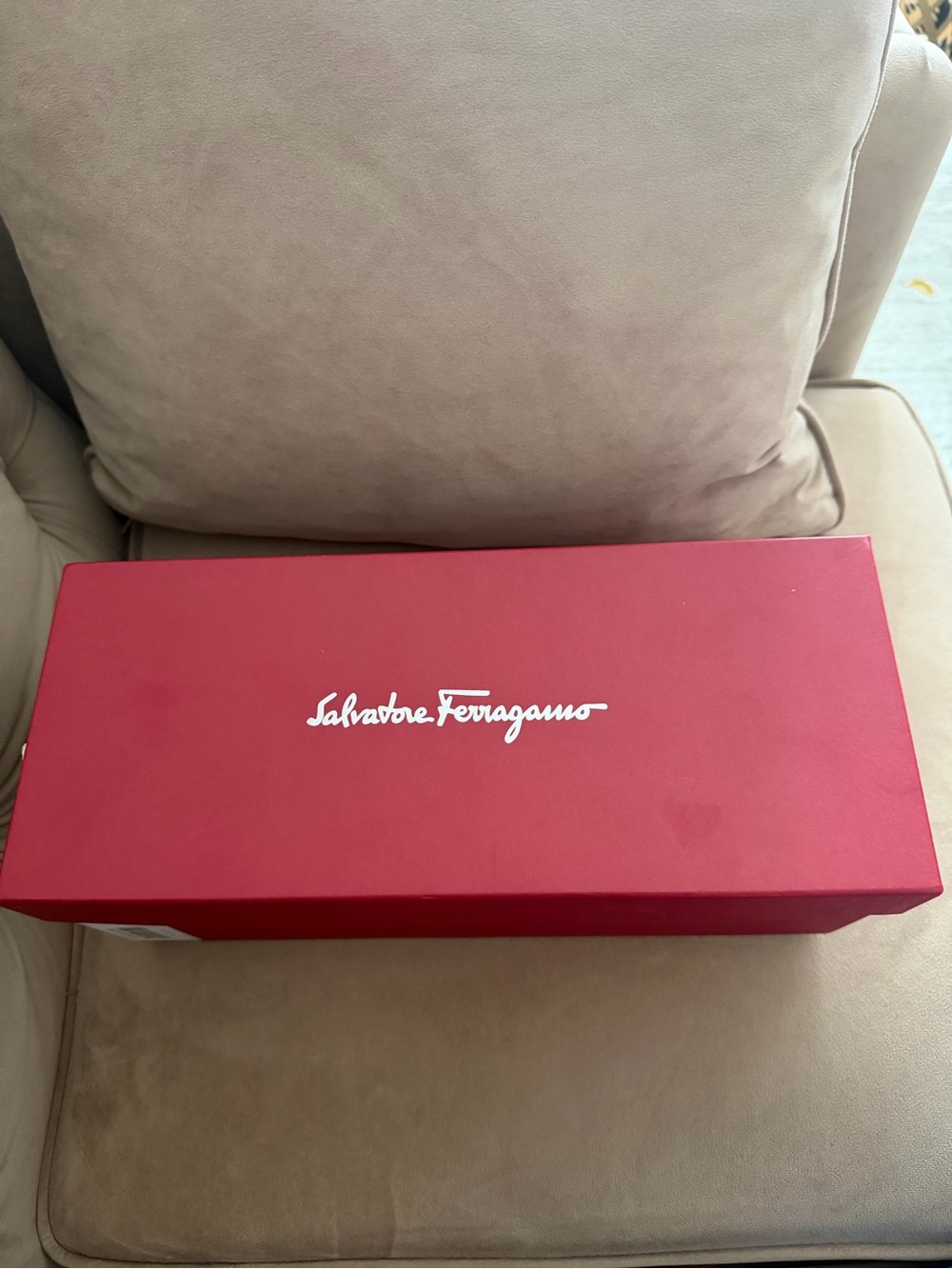 Salvatore Ferragamo Red Logo Shoe Box